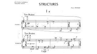 Pierre Boulez - Structures I (Audio + Score)