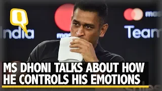 MS Dhoni On How He Controls His Emotions on the Cricket Field | The Quint