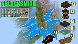 7 BLACKSMITH | Minecraft 1.20 Bedrock And Pocket Edition | Seed Minecraft 1.20 | Minecraft Seeds