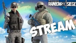 🔥ГОНЯЕМ В РАДУГУ С КОМАНДОЙ! +ВЕБКА - Rainbow Six Siege Stream