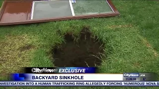 Mystery of the giant backyard sinkhole solved