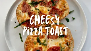 How to Make the Cheesiest Pizza Toast #shorts