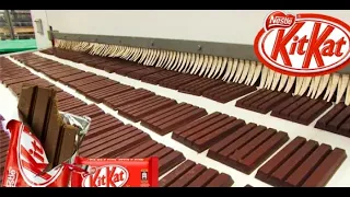 How KitKat is made in factory full process | how it's made KitKat |