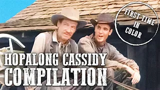 Hopalong Cassidy Compilation | COLORIZED | Western TV Series | Full Episodes