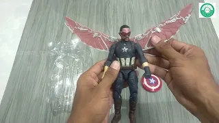 Hot Toy Captain America Falcon Unboxing |6-Inch Toy #avengers #captainamerica #avengersendgame #toys