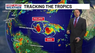 TROPICS: Tracking two tropical storms Philippe and Rina