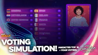 Junior Eurovision 2022 | Voting Simulation - Predicted Top 16 + YOUR voting