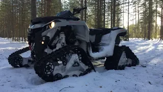 Can-am Outlander 570 ATV On Tracks