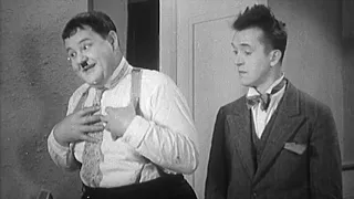 Laurel and Hardy in Brats 1930