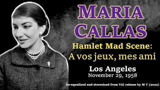 Maria Callas goes mad in French (LA 1958, BEST SOUND)