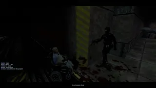 Sven Co-op: Disabled Scientist VS Black Ops Mercenary