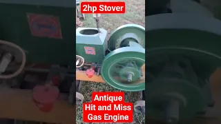 ANTIQUE Stover hit miss engine running