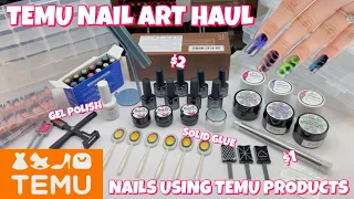 HUGE TEMU NAIL SUPPLY HAUL | WHAT I ORDERED VS WHAT I GOT | HONEST REVIEW | 30+ ITEMS | GEL X NAILS