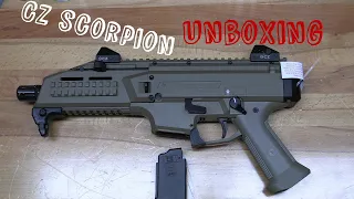 CZ Scorpion EVO 3 S1 pistol Unboxing