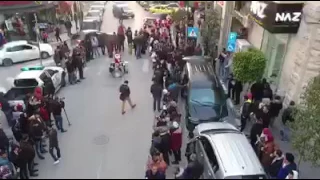Palestinian Santas raid the streets of ramallah with an awesome flashmob done by Oscar group