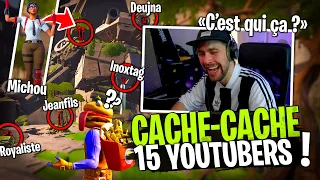 Le plus gros Cache-Cache entre Youtubers sur Fortnite Créatif ! - CashCache #1