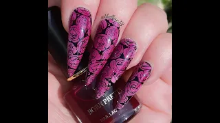 BORN PRETTY Translucent Nail Polish | stamping test