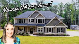 MUST SEE Like NEW Traditional Home on 5 acres in Newnan GA | Living in Newnan GA