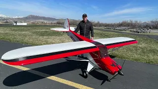 Aeroworks 40% Carbon Cub Maiden Flight: Veteran Pilot Darin Peirce