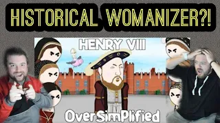 Historical JERK?! Americans React To "Henry VIII - Oversimplified"