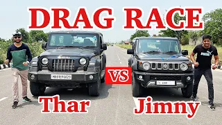 Jimny VS Thar Drag Race l Aayush ssm