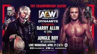 AEW Dynamite Full Show Review 4/21/2021: Darby Allin vs. Jungle Boy! Shida vs. Conti! AND MORE!