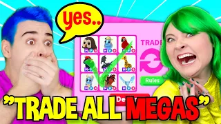 SAYING *YES* To My CRUSH For 24 HOURS In Adopt Me Challenge! She *STOLE* My MEGA DREAM PETS (Roblox)