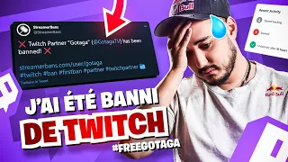 J'ai été BAN de twitch. (je vous explique tout)