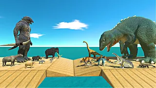 Epic Animal Battle | Prehistoric Mammals vs Herbivore Dinosaurs - Animal Revolt Battle Simulator