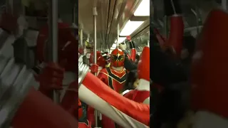 the time the Power Rangers invaded #NYC