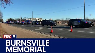 Burnsville memorial service: Mourners, first responders arrive