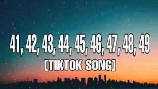 Ytiet - Number Song (Lyrics) 41, 42, 43, 45, 46, 47, 48, 49 [TIKTOK SONG]