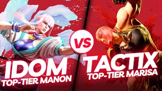 SF6 ▰ Idom (Manon) vs Tactix (Marisa) ▰ Street Fighter 6 Top Tier Gameplay