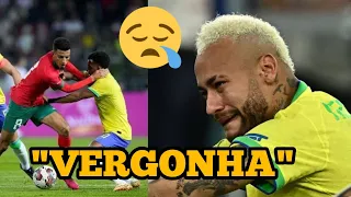 "Neymar revela suas emoções após a derrota do Brasil para Marrocos: Tristeza