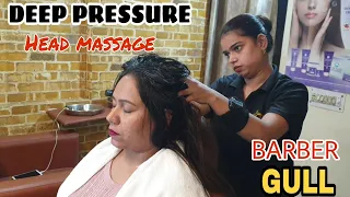 INTENCE DEEP pressure head massage by BARBER Gull💈therepy for deep sleep💈stress free sleep..