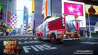 Grand Theft Auto IV - FDLC/FDNY - Day 36 with the fire department! (ENGINE 47) BUSY SHIFT