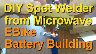 Battery Tab Spot Welding Machine from Microwave Oven