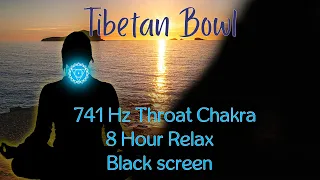 Solfeggio 741 Hz 8 Hour Black screen Relax/Meditation, awakening, intuition, expressions, solutions