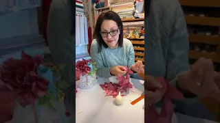 Come realizzare a mano un Fiore con tessuto Satin