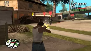 GTA san andreas - DYOM mission # 11 - Ballas attack 2 ( HD )