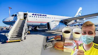 VLOG TRIP REPORT | AEGEAN AIRLINES Airbus A319 (ECONOMY) | Istanbul - Athens