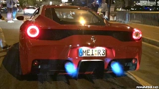 Ferrari 458 Speciale with Fi Exhaust Spitting Flames & HUGE Sounds!!