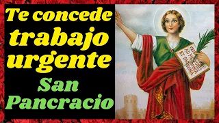 💚ORACIÓN A SAN PANCRACIO PARA ENCONTRAR TRABAJO URGENTE