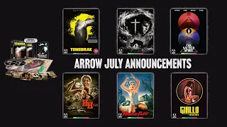 Arrow's July Announcements | Blu-ray | 4K UHD | Dario Argento | Arrow Video |