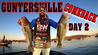 Big Comeback on Lake Guntersville Day 2 - 2024 Toyota Series