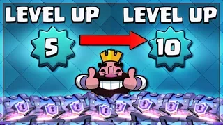 WOW! LEVEL 5 TO LEVEL 10 IN 20 MINUTES?! | Clash Royale | HUGE SUPER MAGICAL CHEST OPENING!