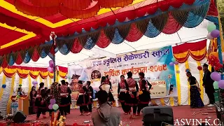 Grade 10 performance in Annual Day at Pragya English Secondary School