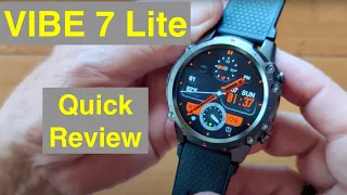 ZEBLAZE VIBE 7 Lite Bluetooth Calling 1.47'' IPS Display 3ATM Fitness Smartwatch: Quick Overview