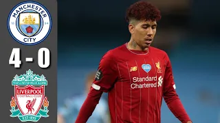 Manchester city vs Liverpool 4-0 All goals highlights & Resumen y goles