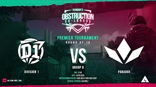 Division 1 vs Paradox • Obstruction Europe League • [1/16] • [8 group] • Standoff 2 Tournament